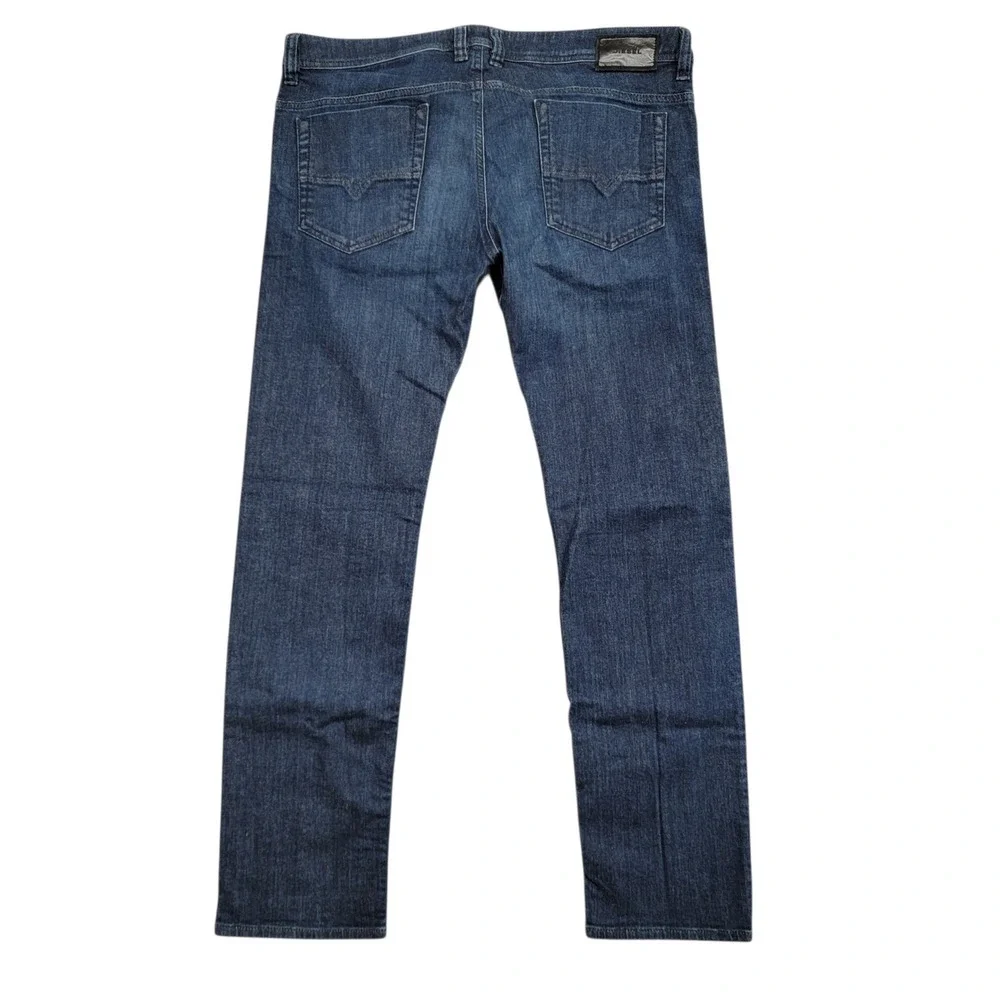 Diesel Safado Jeans Mens 36x32 Blue Denim Regular Slim Straight Button Fly 0845B